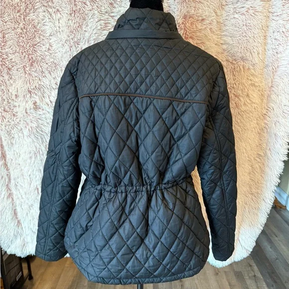 Haute Monde Black Quilted Puffer Jacket - Picture 6 of 13